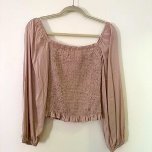 Square neck blouse